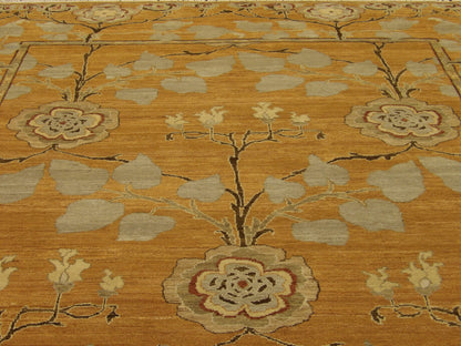 Tree Of Life Design Natural-dye 8'0"x10'0" Hand-knotted Rug -w970