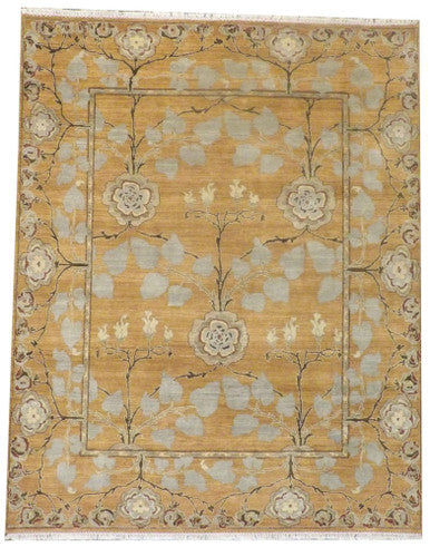 Tree Of Life Design Natural-dye 8'0"x10'0" Hand-knotted Rug -w970