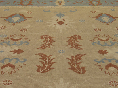 Oushak Tribal Overdye Ziegler Silver Wash 8'0"x10'0" Hand-knotted Rug -w977