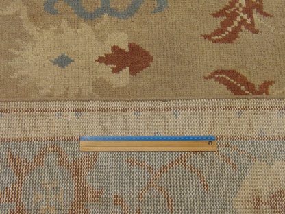 Oushak Tribal Overdye Ziegler Silver Wash 8'0"x10'0" Hand-knotted Rug -w977