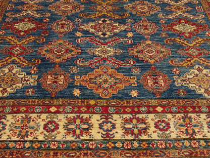 Tribal Super Kazak 8' 0'' x 10' 0'' Hand knotted Rug - w985