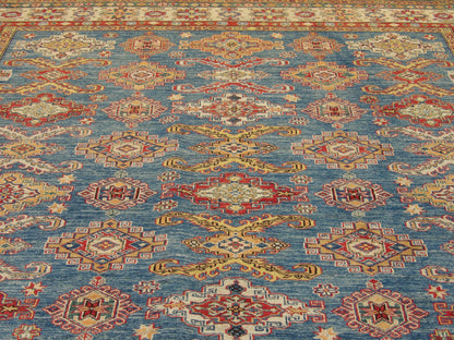 Tribal Super Kazak 8' 0'' x 10' 0'' Hand knotted Rug - w985