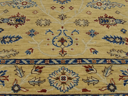 Oushak Khorjin Design Silver Wash 8'0"x10'0" Hand-knotted Rug -w988