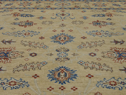Oushak Khorjin Design Silver Wash 8'0"x10'0" Hand-knotted Rug -w988