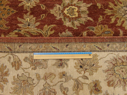 Agra Chobie Hand knotted Wool Rug 8'0" x 10'0" - w995